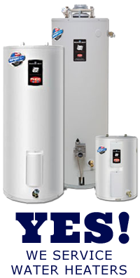 yes, we install and repair water heaters in Gilbert, Arizona